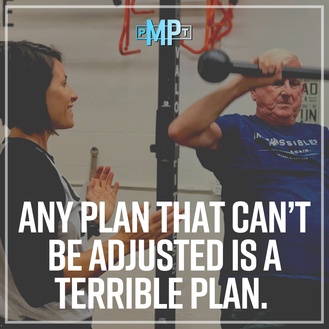 Plans are meant to be adjusted. If a plan gets adjusted it doesn’t mean you failed, it means you are human and you are learning. keep st Pete Fit #keepstpetefit fitness made possible